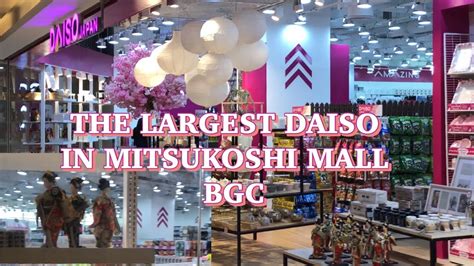Biggest DAISO JAPAN in the PHILIPPINES / Mitsukoshi Mall BGC.